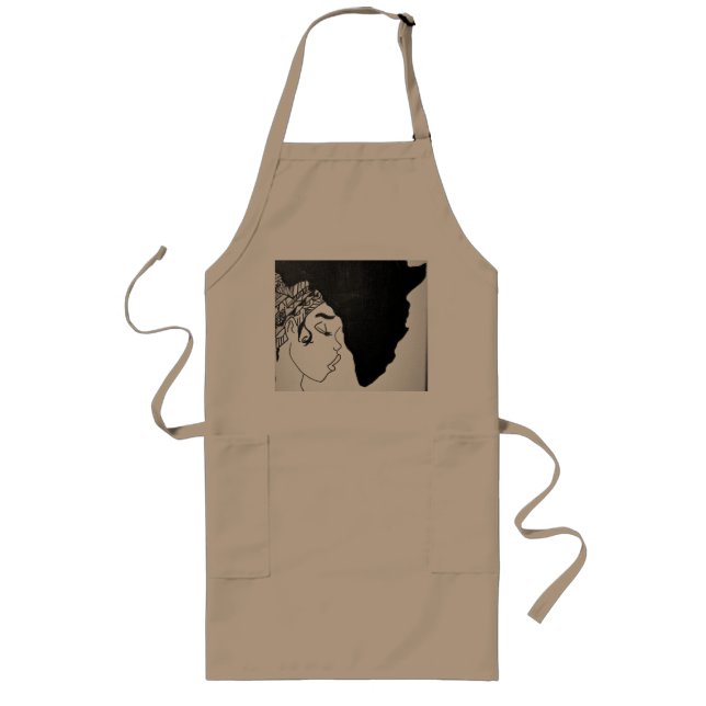 Tablier Long tablier baby afro (Devant)