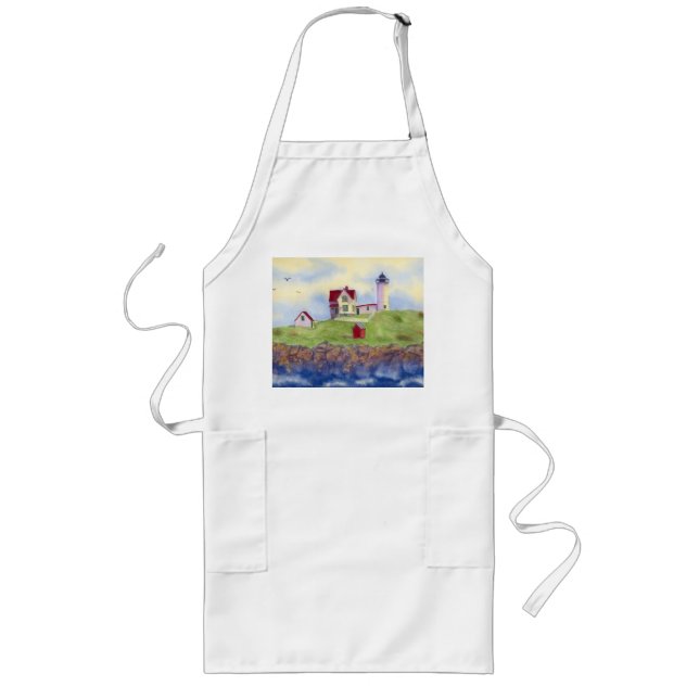 Tablier Long Tablier Nubble Lighthouse Apron, Cuisine Apron Nub (Devant)