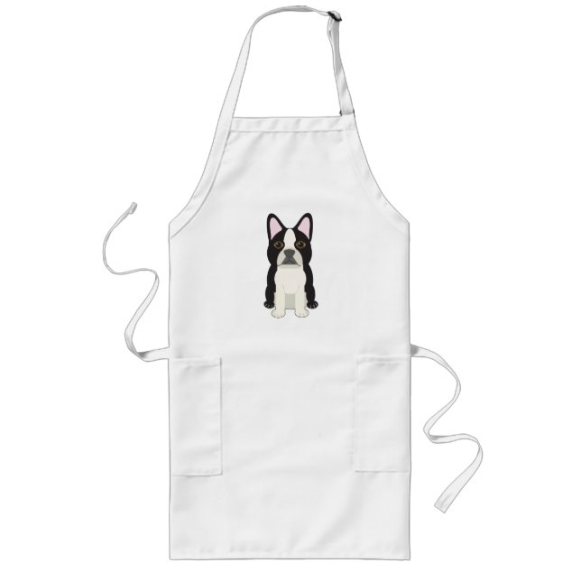 Tablier Long Terrier de Boston (Devant)