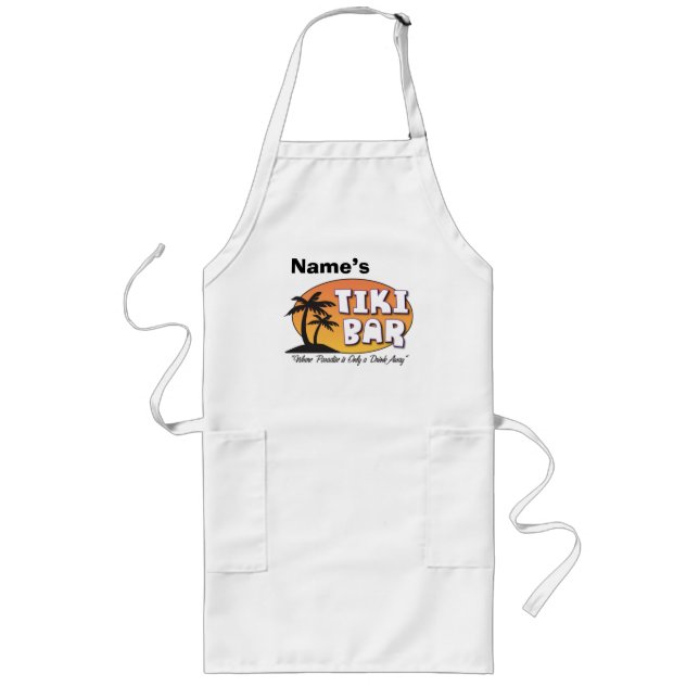 Tablier Long Tiki Bar Apron (Devant)