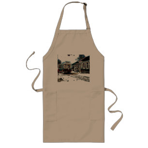 Tablier Long TRC Neon trcar à stn Long Khaki Apron