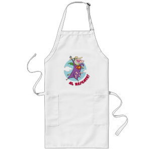 Tablier Long Vache et poulet Super Vache Al Rescate!