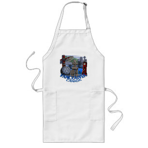 Tablier Long Vancouver Canada Souvenir Apron et cadeaux de Cuis
