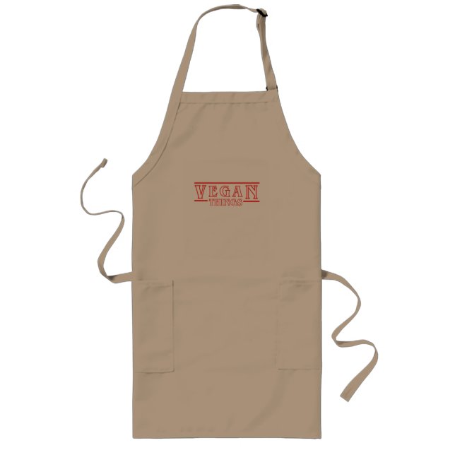 Tablier Long Vegan Things Apron (Devant)