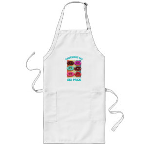 TABLIER LONG VÉRIFIEZ MES SIX DONUTS PACK
