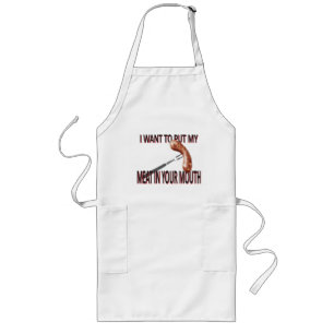 Tablier Long Viande dans votre bouche