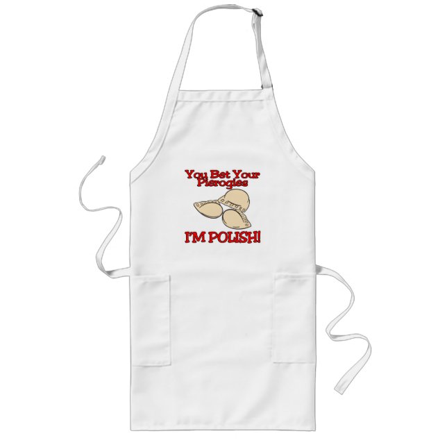 Tablier Long Vous Pariez Vos Pierogies Je Me Polonais (Devant)