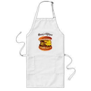 Tablier Long Yummy Cheeseburger