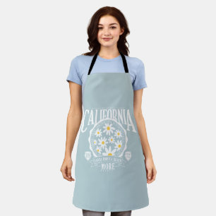 Tablier Los Angeles California Floral Graphic