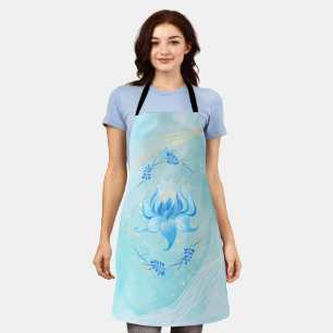 Tablier Lotus de Lumière d'Azur – Fleur sereine