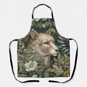 Tablier Loup Art nouveau en feuille