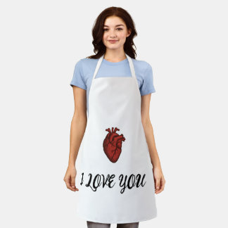 Tablier Love You - kitchen Gift 