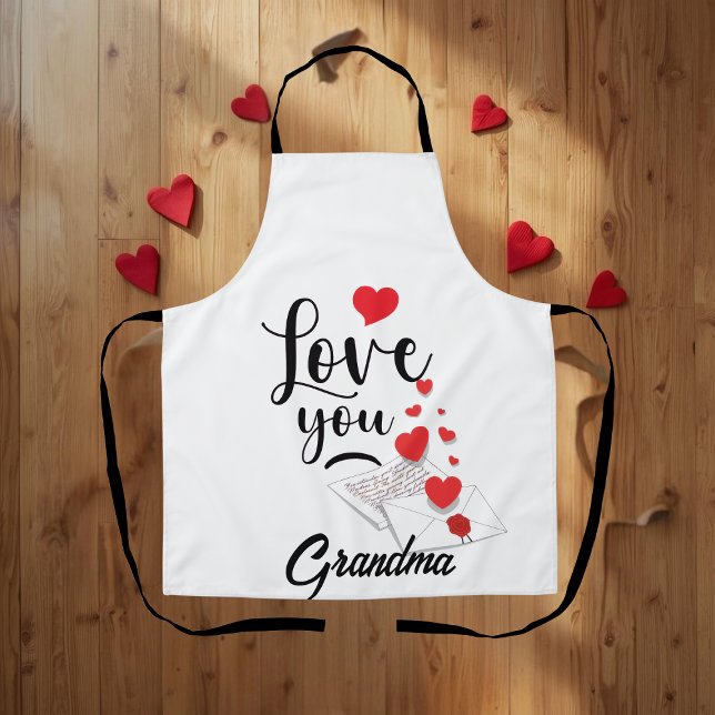 Tablier Love You Personalized Apron (Créateur téléchargé)