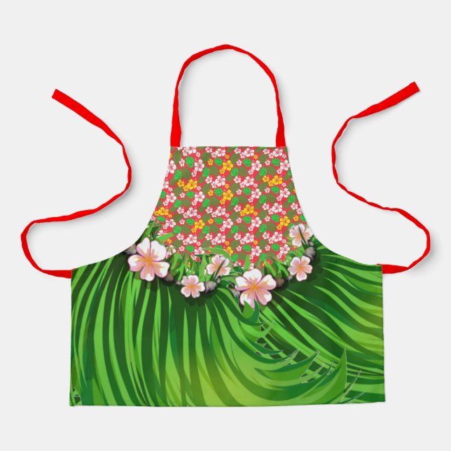 Tablier Luau ou juste Hula Apron (Recto)