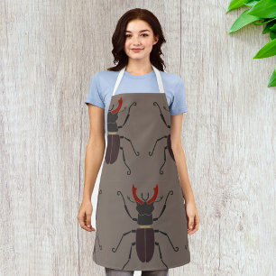 Tablier Lucane élégant minimaliste insecte