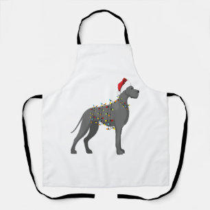 Tablier Lumière de Noël Great Dane