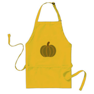Tablier Lumières orange gris Citrouille Halloween Aprons