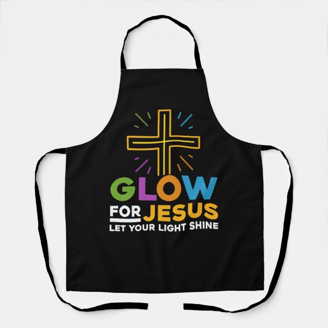 Tablier Luminosité Pour Jésus Laisser Votre Lumière Foi Br (Recto)