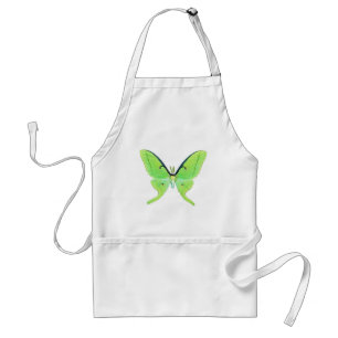 Tablier Luna moth sur un arrière - plan vert pâle