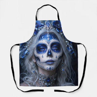 Tablier Lune de saphir Calavera – Céleste Bleu