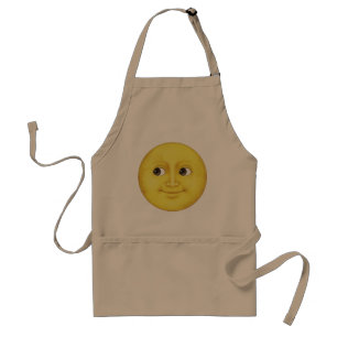 Tablier Lune jaune - Emoji