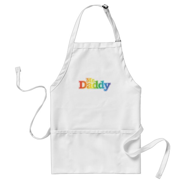 Tablier M. Daddy Gay pride (Devant)
