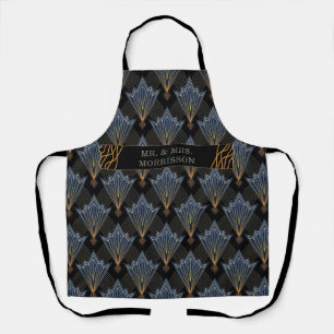 Tablier M. et Mme Luxe Élégant Art Déco Tendance Motif