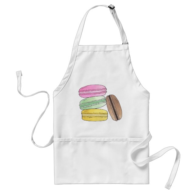 Tablier Macaron French Pastry Cookies Macarons Pâtisserie (Devant)