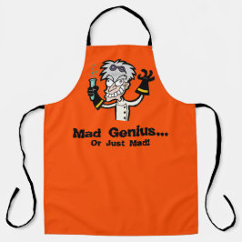 Tablier Mad Scientifique Mad Genius Halloween sur toute l'