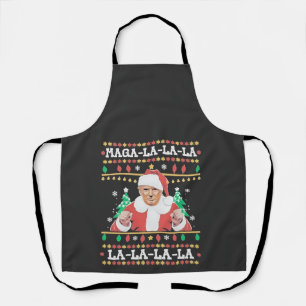 Tablier Maga La La La Trump Noël Inauguration 47e