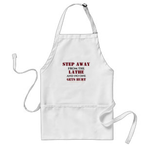 Tablier Magasinez Apron pour Woodturner Machinist Drôle Av