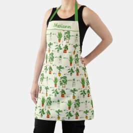Tablier Maison de la verdure Plante Lover Nature Design
