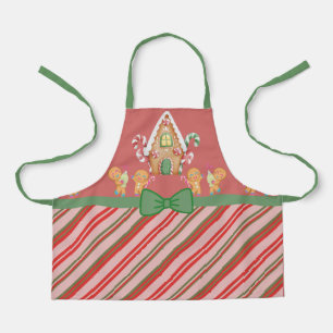Tablier Maison de pain d'épice de Noël