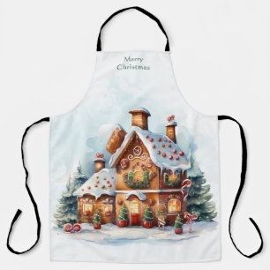 Tablier Maison de pain d'épices Appartement de Noël