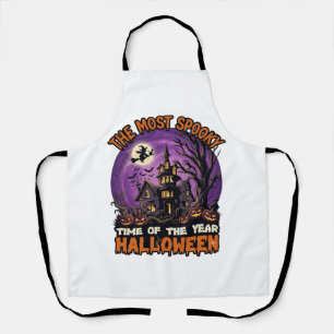 Tablier Maison hantée de Halloween la plus effrayante Sorc