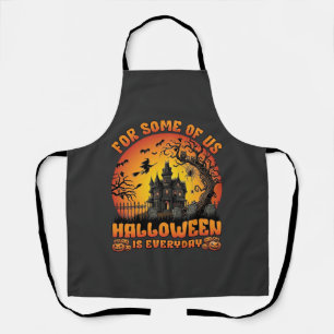 Tablier Maison Hantée De Tous Les Jours Halloween Sorcière