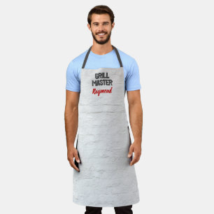 Tablier Maître de barbecue-grill Russe Murs de briques bla
