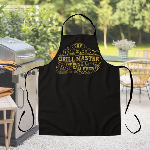 Tablier Maître du Grill et Meilleur Papa de tous les Pères