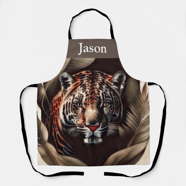Tablier Majestic Jaguar - Roi De La Jungle (Recto)
