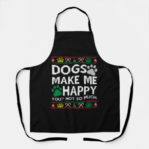Tablier Make Me Happy Ugly Christmas Sweater