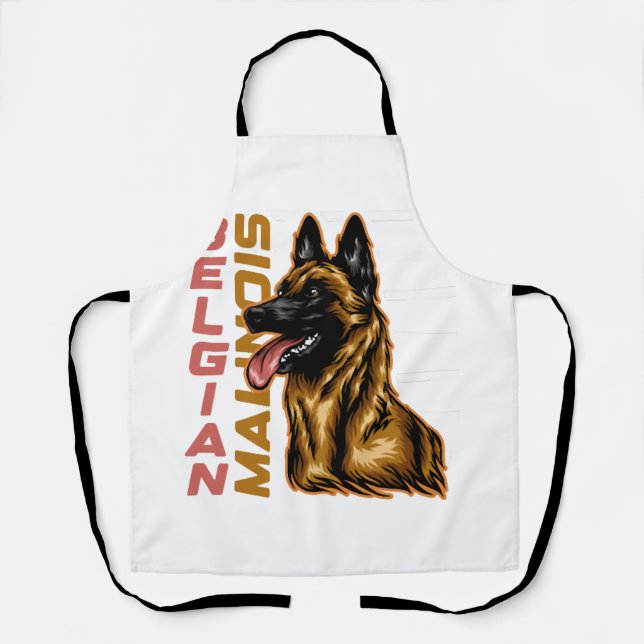 Tablier Malinois belge (Recto)