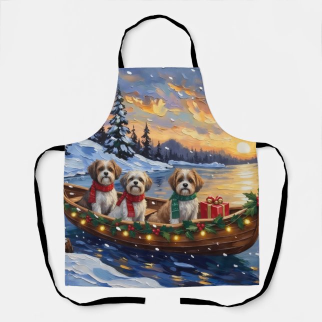 Tablier Malti Tzu Christmas Boat Holiday (Recto)