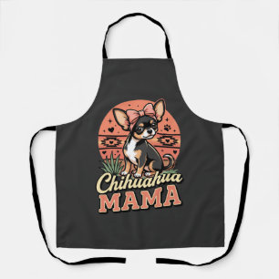 Tablier Maman Chihuahua mignonne noeud Chien maman