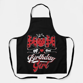 Tablier Maman De Anniversaire Ladybug Thème Fête Maman