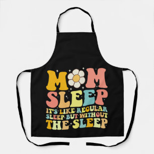 Tablier Maman Dormir Drôle Fête des Mères Super Retro