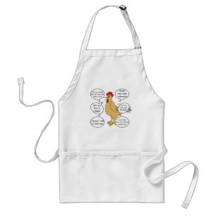 Tablier Maman drôle de conseil de poule de mère