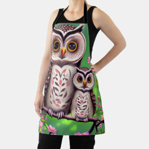 Tablier Maman et Baby Owl