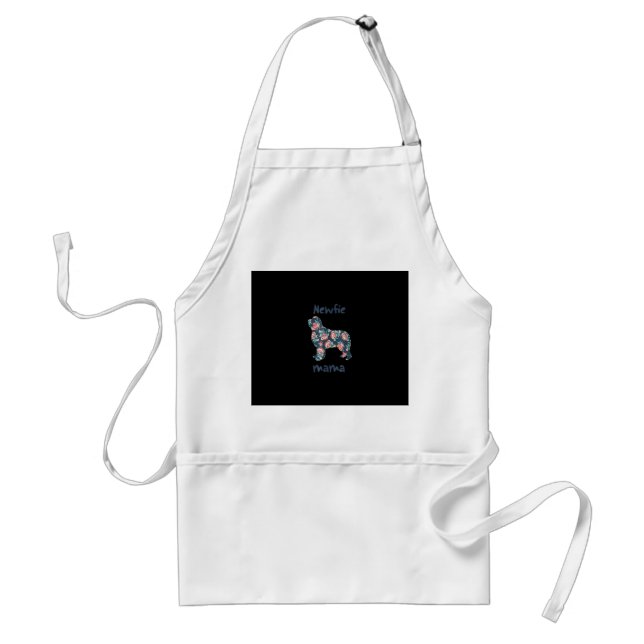Tablier Maman Newfie | cadeau de maman de chien de Terre-N (Devant)