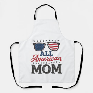 Tablier Maman tout à fait américaine Design de t-shirt vin