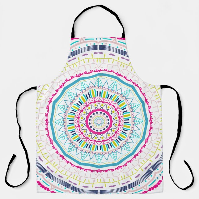 Tablier mandala coloré (Recto)